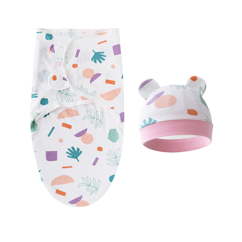 Couverture d'emmaillotage avec bonnet