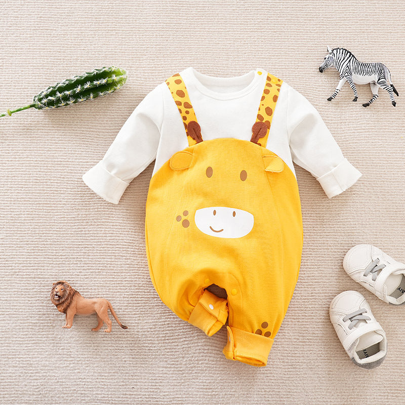 Combinaison bébé faux deux pièces