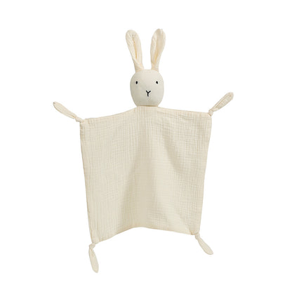 Doudou avec serviette en gaze