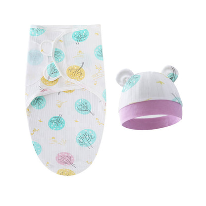 Couverture d'emmaillotage avec bonnet