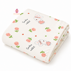 Drap-housse lit bébé en coton imprimé