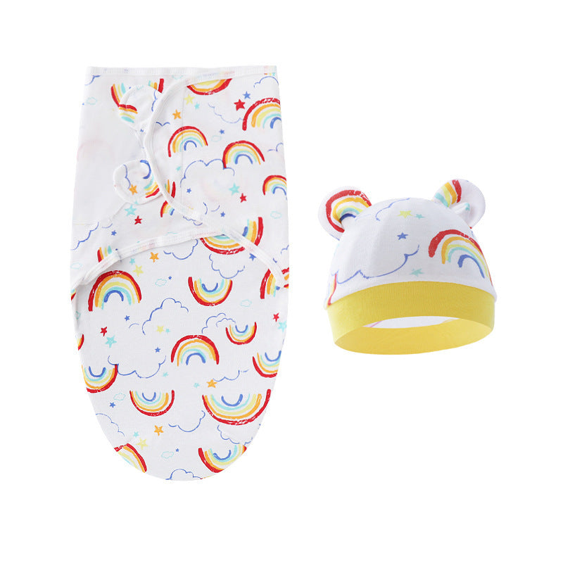 Couverture d'emmaillotage avec bonnet