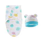 Couverture d'emmaillotage avec bonnet