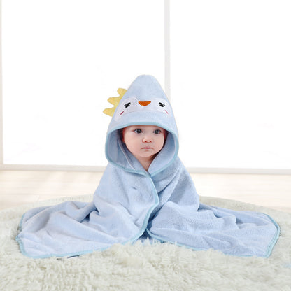 Serviette de bain douce avec cape pour bébé