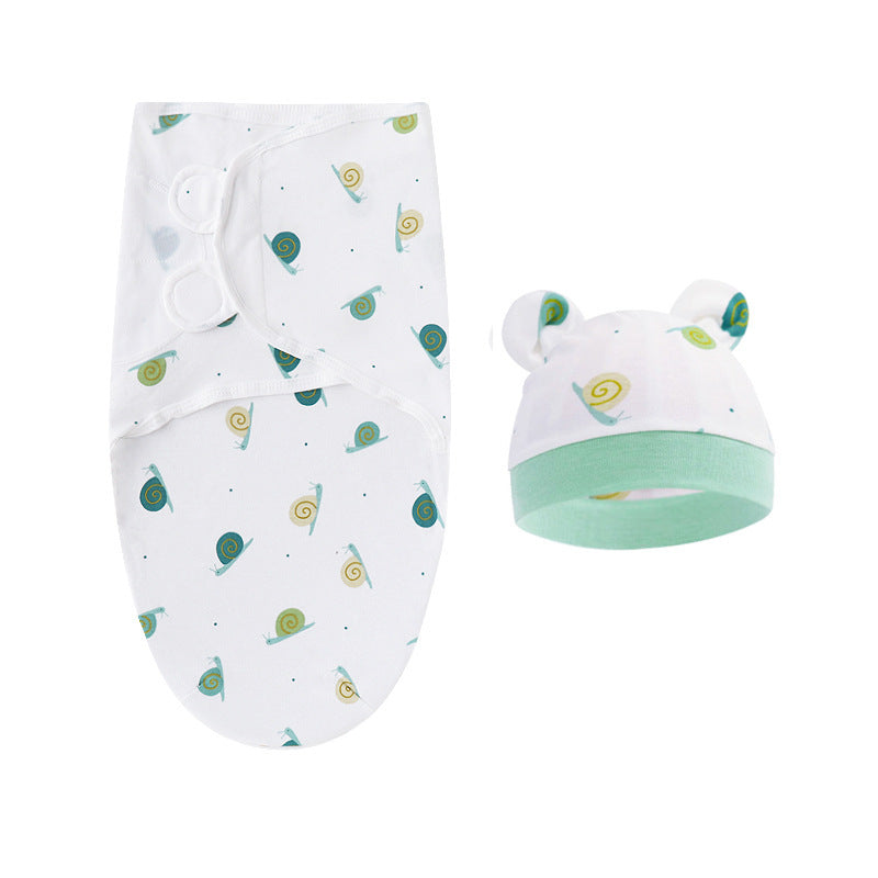 Couverture d'emmaillotage avec bonnet