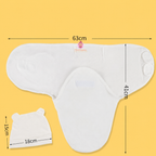Lot de 2 emmaillotages bébé prématuré avec bonnets