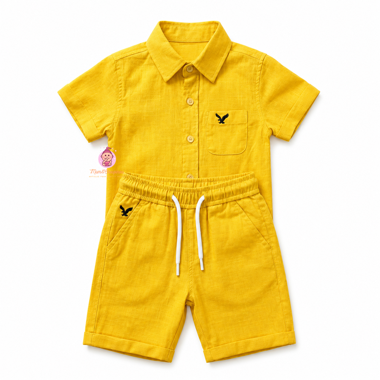 Ensemble garçon été chemise et short