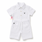 Ensemble garçon été chemise et short