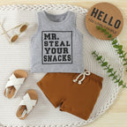 Ensemble 2 pcs débardeur et short pour enfant