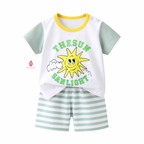 Ensemble été bébé enfant coton