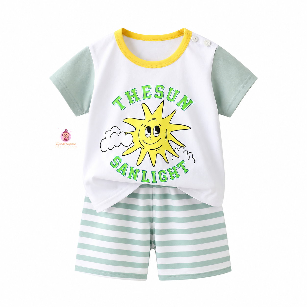 Ensemble été bébé enfant coton