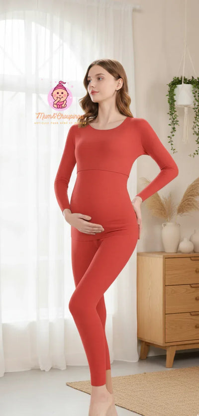 Ensemble de maternité pantalon et top