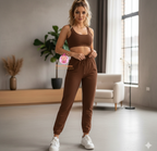 Ensemble pour femme jogging et crop top