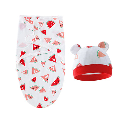 Couverture d'emmaillotage avec bonnet