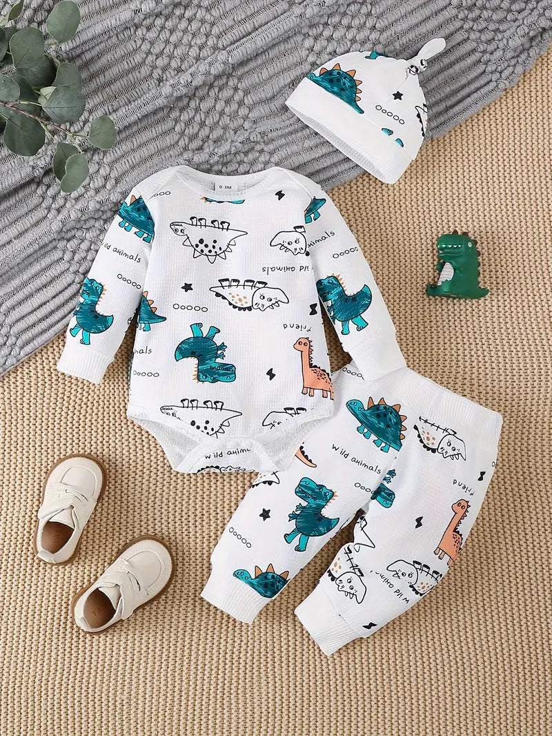 Ensemble body pantalon et bonnet bébé