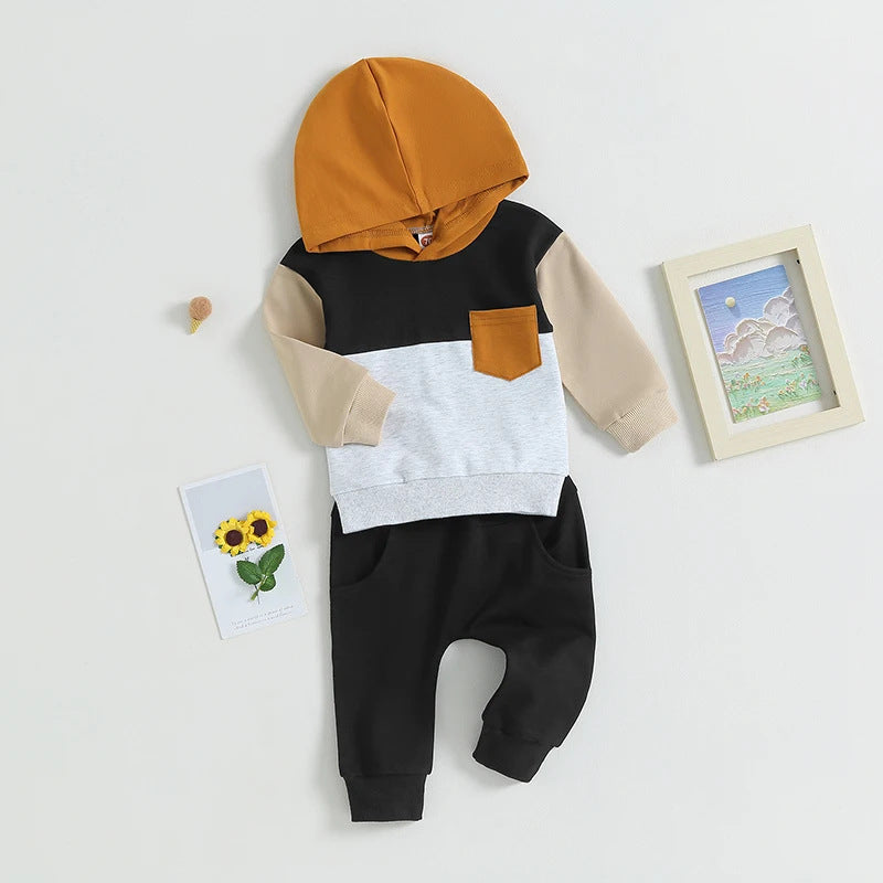 Ensemble de survêtement bébé à capuche