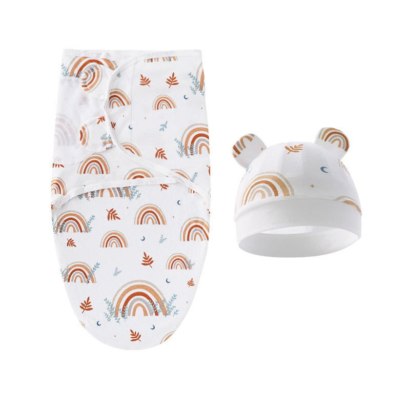Couverture d'emmaillotage avec bonnet