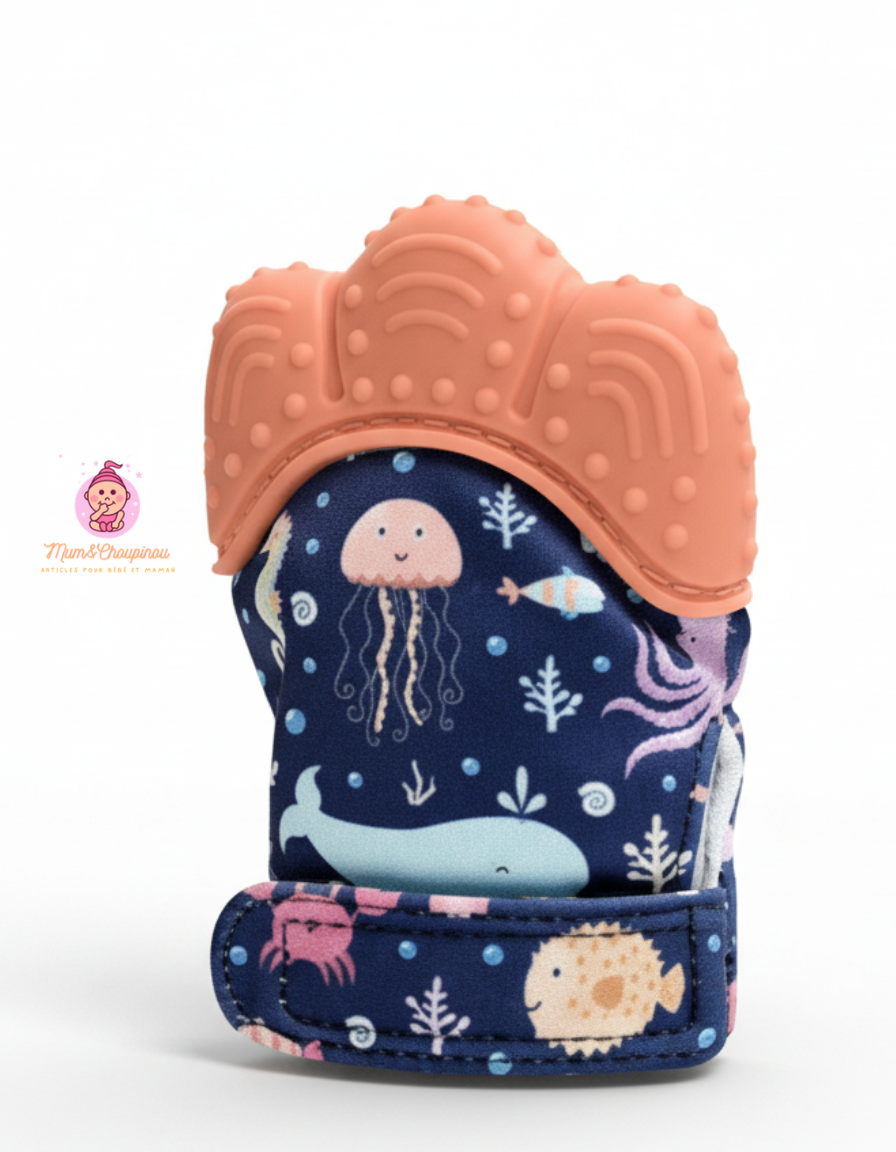 Moufle de dentition - Fonds marins