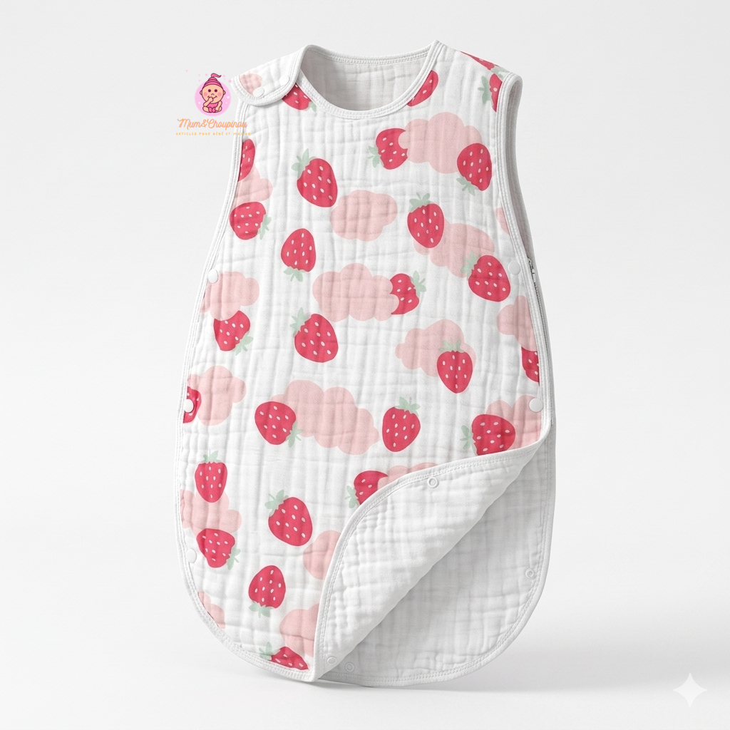 Gigoteuse bébé été mousseline coton 6 couches