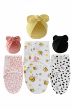 Gigoteuse bébé fille avec bonnet assorti