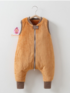 Gigoteuse à pieds d'hiver sans manches