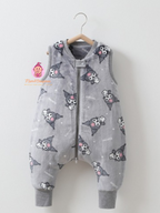 Gigoteuse à pieds d'hiver sans manches