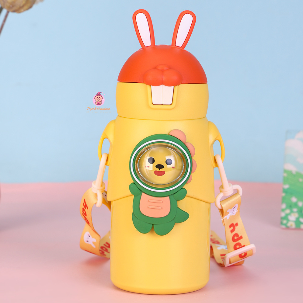 Gourde thermos enfant 500 ml avec paille
