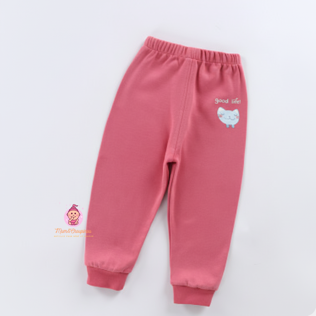 Pantalon jogging enfant en coton