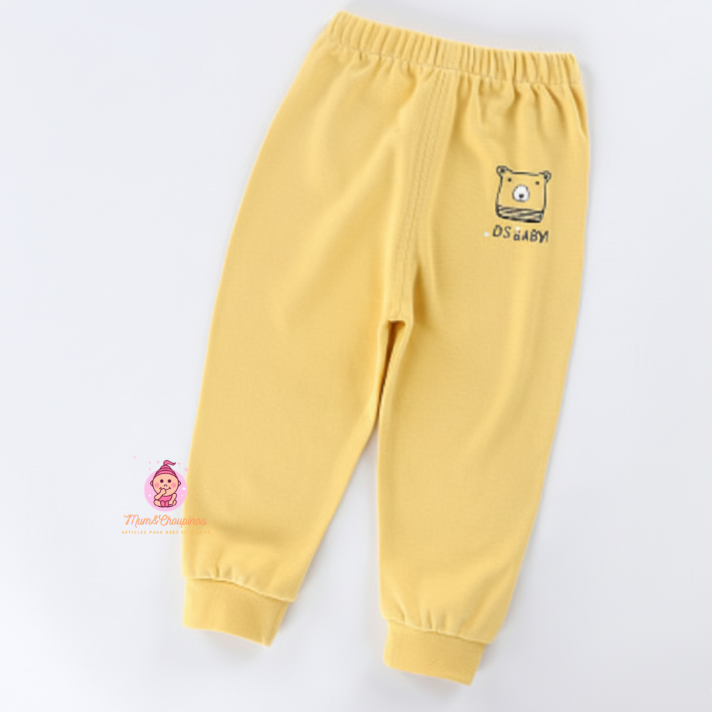 Pantalon jogging enfant en coton