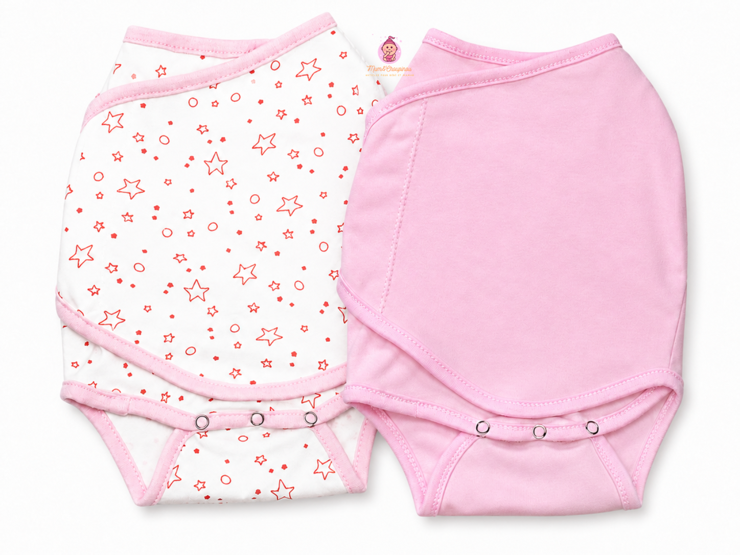 Lot de 2 gigoteuses bébé prématuré été en coton fin