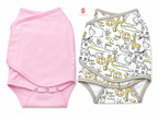 Lot de 2 gigoteuses bébé prématuré été en coton fin