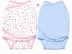 Lot de 2 gigoteuses bébé prématuré été en coton fin