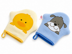 Lot de 2 gants de toilette enfant