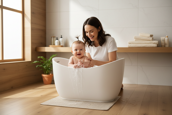 Bain bébé : fréquence, température, durée et bons gestes dès la naissance