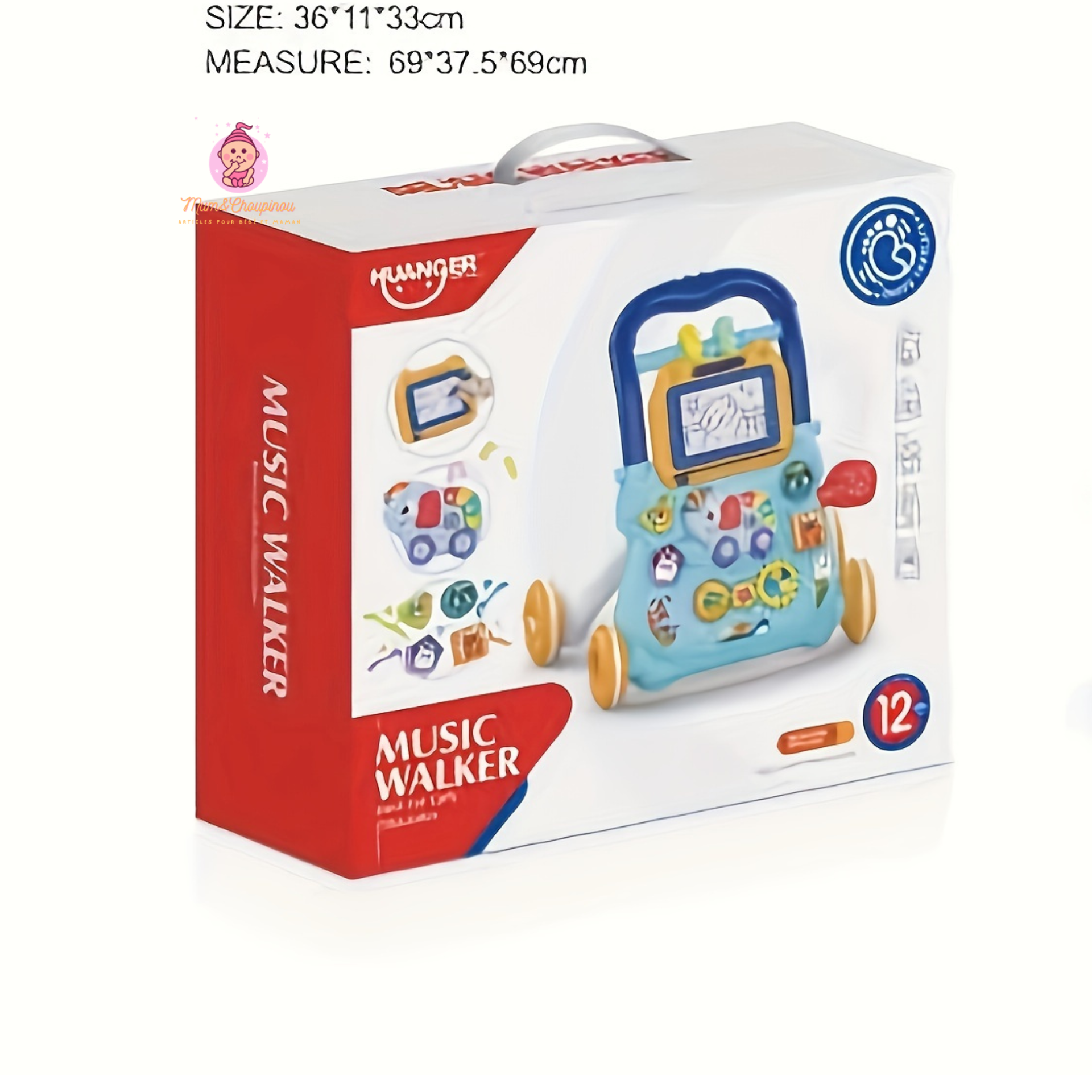 Marcheur bébé multifonctionnel