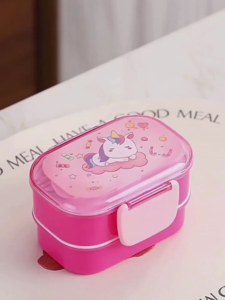 Lunch box enfant double compartiment pour école