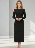 Robe en maille boutonnée - Mum&Choupinou
