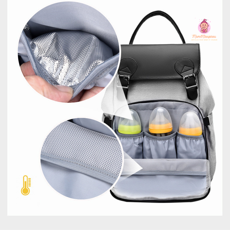 Sac à langer bicolore - La Grande Classe