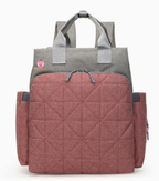 Sac à langer à dos design géométrique