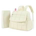 Sac à dos à langer matelassé
