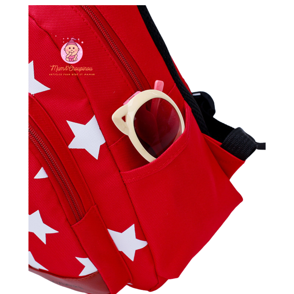 Sac d'école motif étoiles