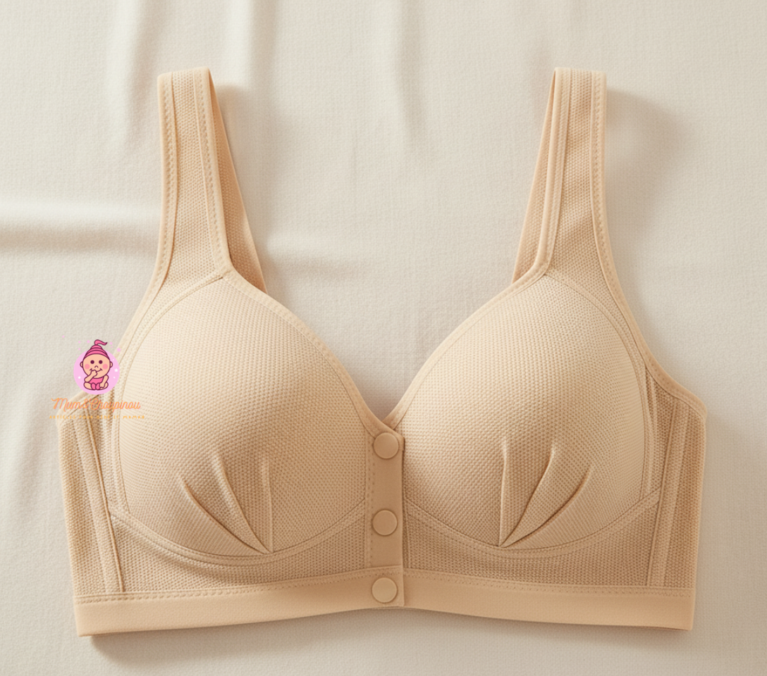 Soutien-gorge d'allaitement à boutons